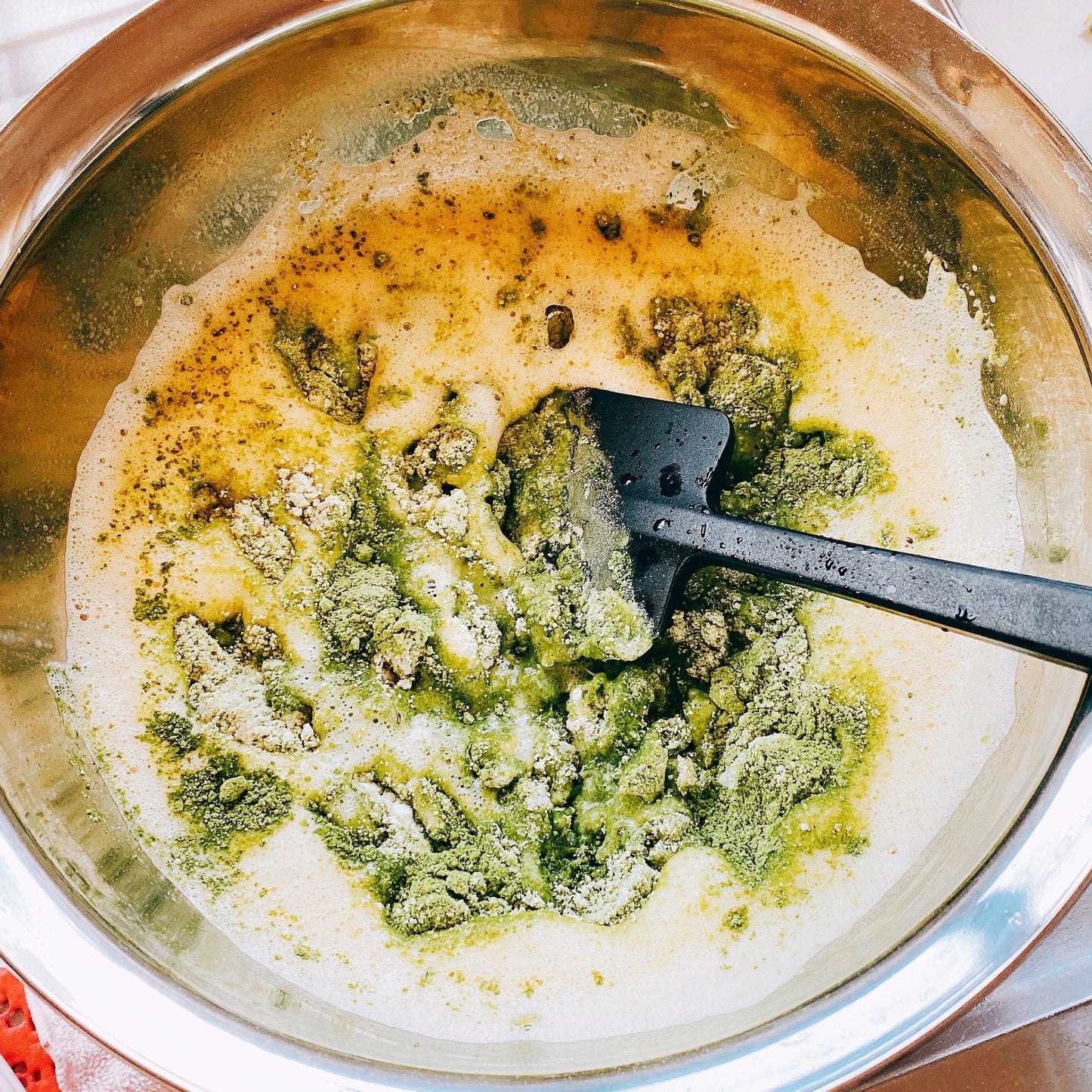 大豆でできたソイケーキ　抹茶