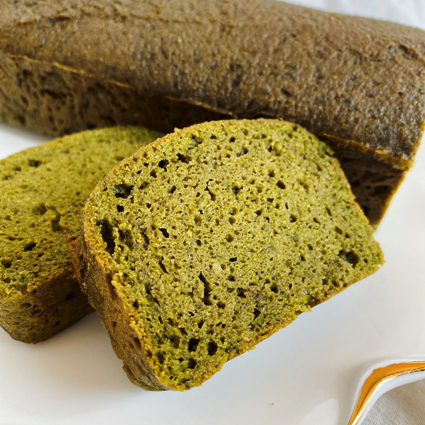 大豆でできたソイケーキ　抹茶